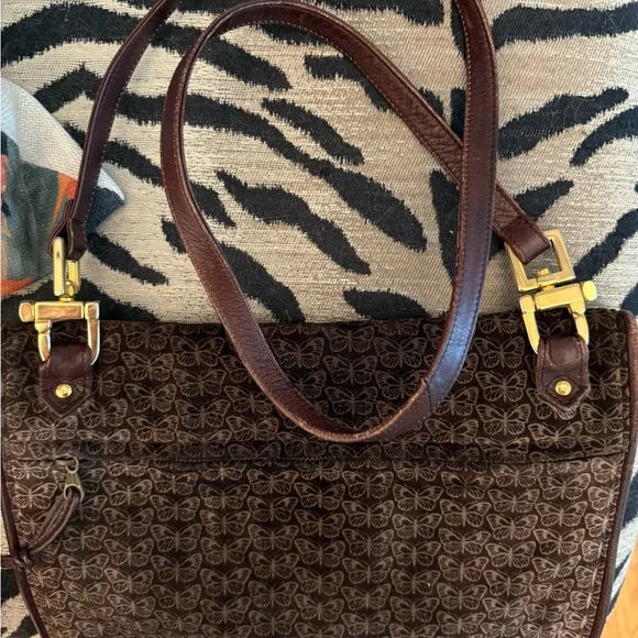 Rare BOTTEGA VENETA Butterfly 🦋🦋 Crossbody Chocolate - Picture 14 of 14